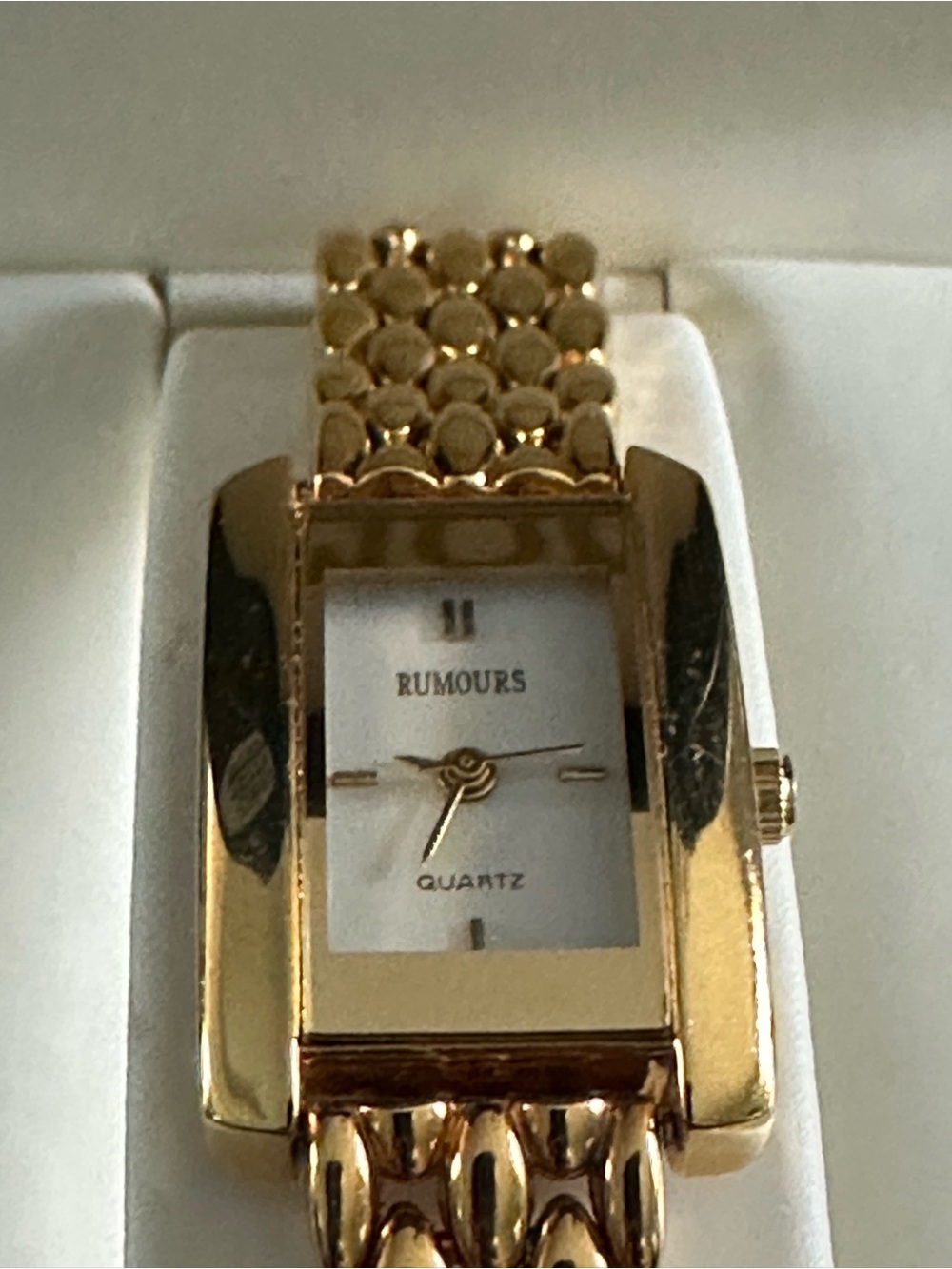 Vintage Rumours Gold-Tone Women’s Bracelet Watch - Picture 3 of 5